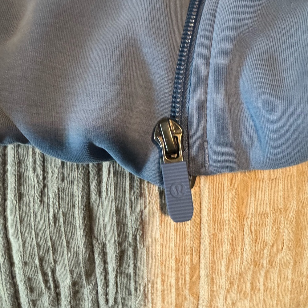Lululemon Softstreme full zip hoodie Blue Zip-Up Hoodie - Picture 2 of 10